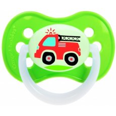 Пустышка латексная круглая Canpol Babies Vehicles (22/411), 0+