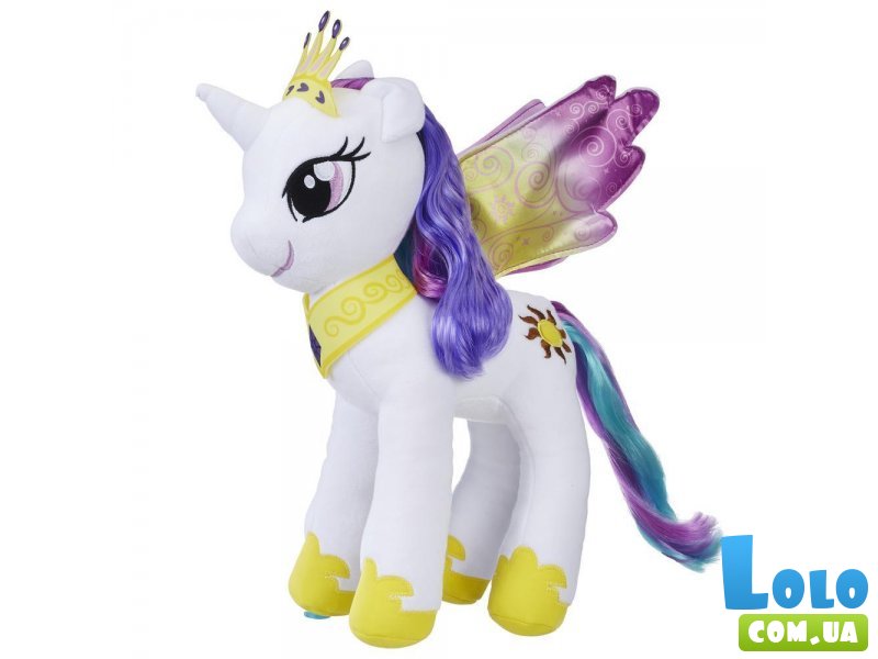 Мягкая игрушка Hasbro My Little Pony "Принцесса Селестия с волосами" (E0034)