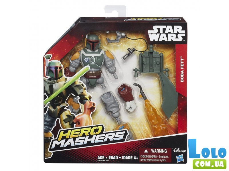 Разборная фигурка Hasbro Star Wars "Boba Fett" (B3666), с оружием