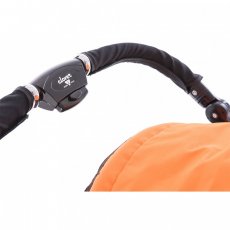 Прогулочная коляска Capella Play S802 (оранжевая), с перекидной ручкой