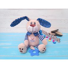 Плюшевая подвеска Baby Mix "Кролик" STK-17505B (голубая)