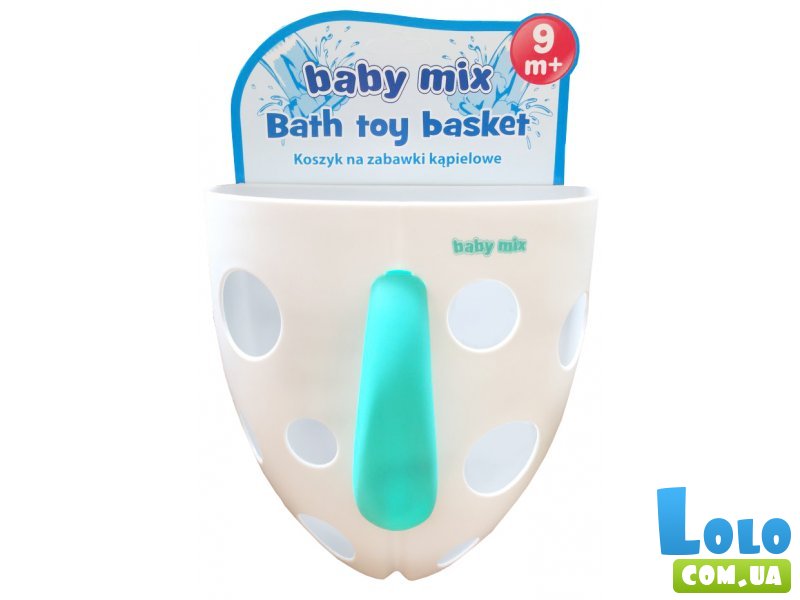 Корзина для игрушек в ванной, Baby Mix (в ассортименте)