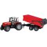 Трактор c прицепом  Massey Ferguson, Bruder