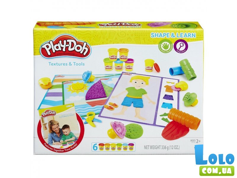 Набор для творчества Play-Doh "Текстуры и инструменты" (B3408)