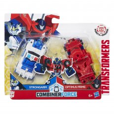 Трансформеры Hasbro "Роботс-ин-Дисгайс: Крэш-Комбайнер Strongarm and Optimus Prime" (C0629)