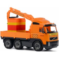 Машинка Polesie "Кран Volvo с конструктором Супер-микс" (9586), 30 эл