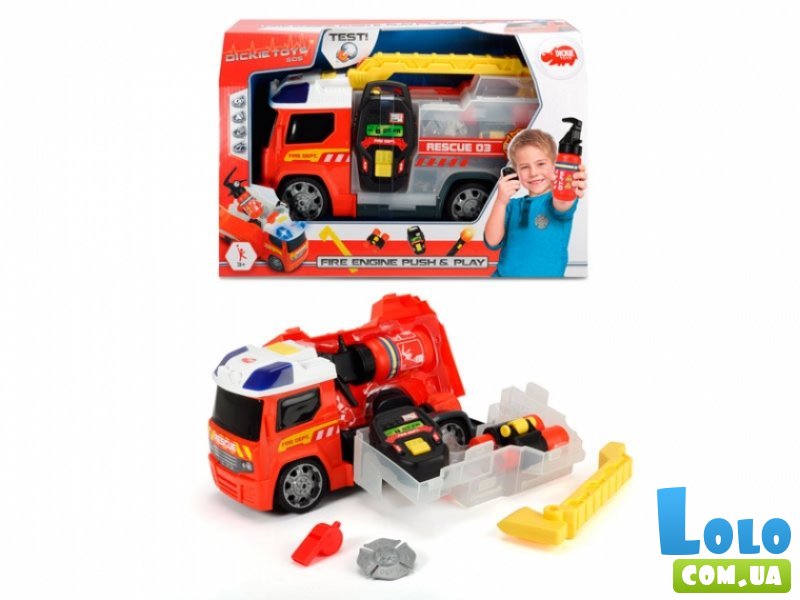 Пожарная машина с набором пожарника Dickie Toys (3716006)