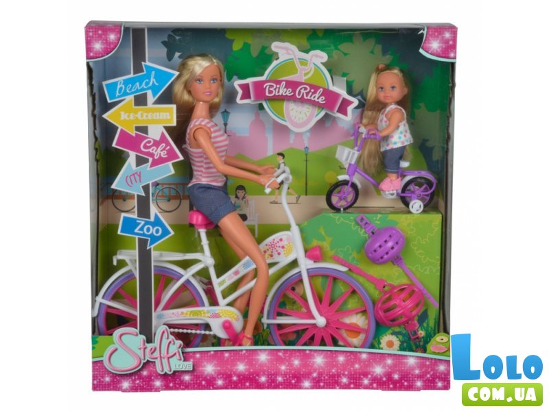 Кукольный набор Steffi&Evi Love "Прогулка на велосипедах" (5733045)