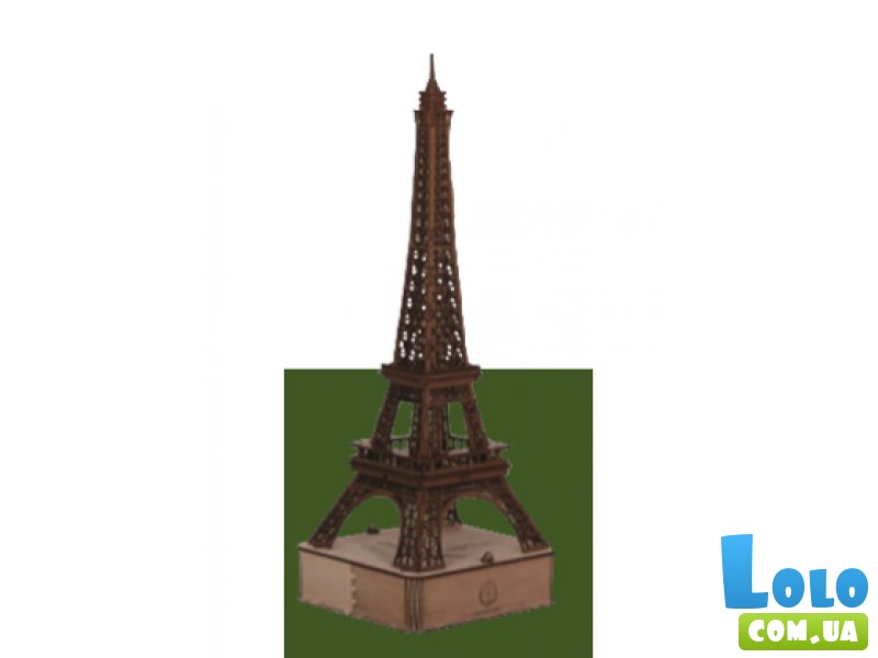 Деревянный 3D пазл-конструктор MCG Эйфелевая башня (88846288), 49 дет.