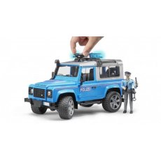 Джип Полиция Land Rover Defender с фигуркой, Bruder