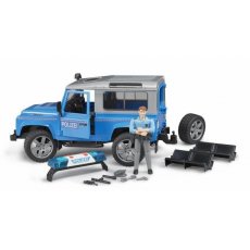 Джип Полиция Land Rover Defender с фигуркой, Bruder