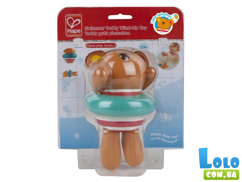 Игрушка для ванны Hape "Teddy пловец" (E0204)