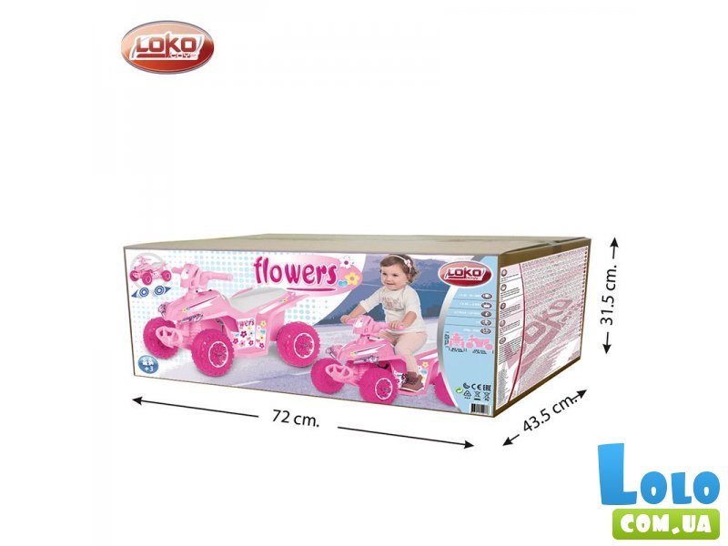Квадроцикл Loko Toys "Force. Flowers" CT-726 (в ассортименте)