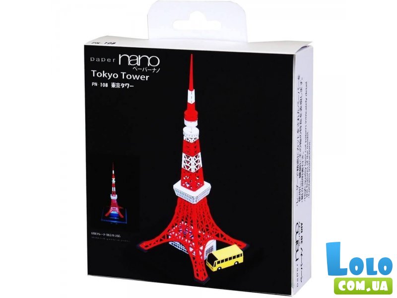 Конструктор Kawada PaperNano "Телебашня Tokyo Tower" (PN-108)