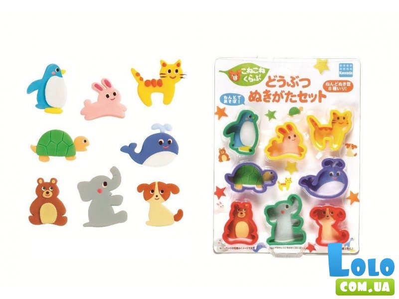 Набор для лепки Kawada "Формочки в виде животных" (KC-19)