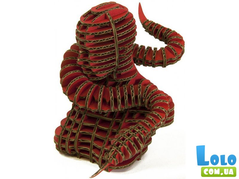 3D пазл из гофрокартона Kawada D-torso "Змея" (4580238618582)