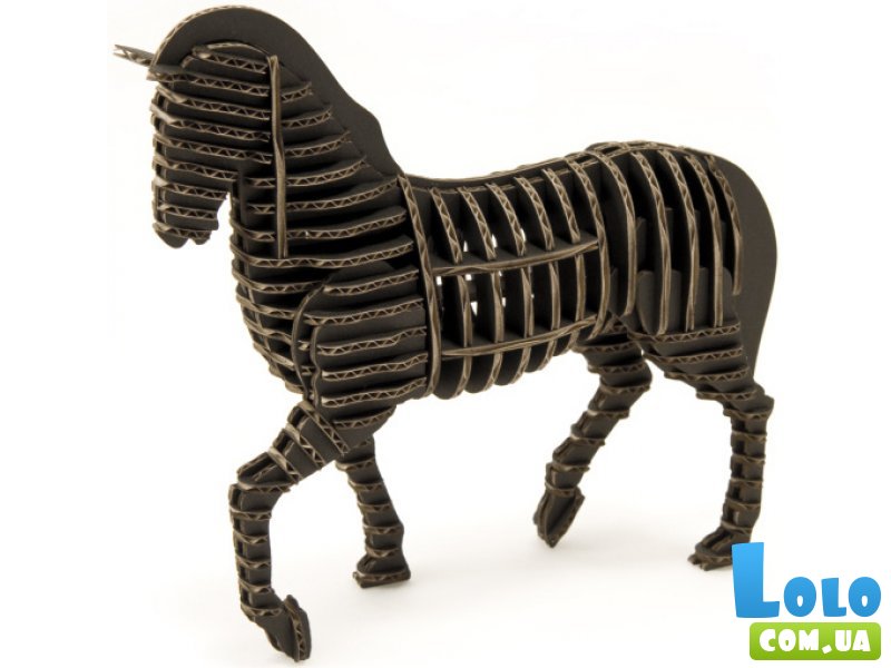 3D пазл из гофрокартона Kawada D-torso "Конь" (4580238619169)