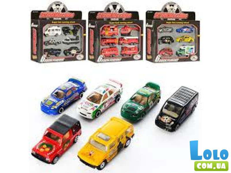 Набор машинок PT 2091 (в ассортименте)