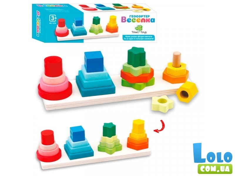 Деревянная игрушка Геометрика