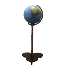 Глобус лакированный напольный с подсветкой "Физический. Политический" (в ассортименте), 32 см