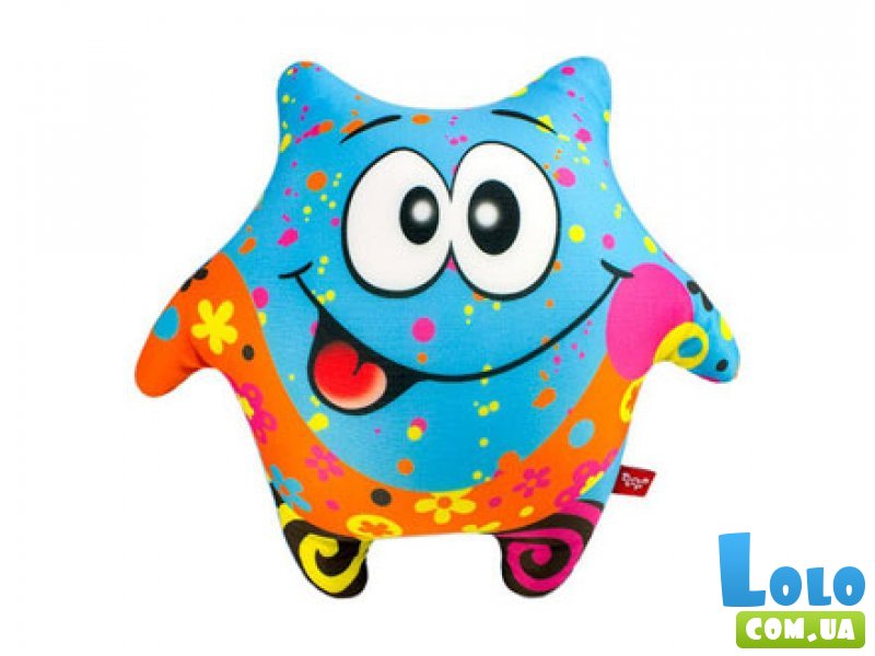 Подушка детская антистресс-игрушка "Звезда", синяя