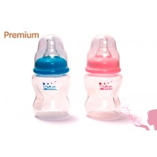 Бутылочка с силиконовой соской Lindo Premium А 12 (в ассортименте), 120 мл