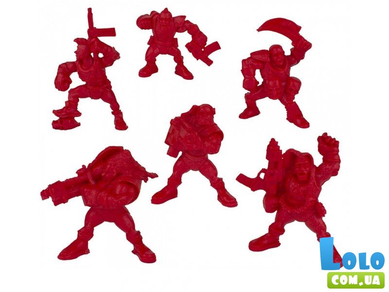 Набор фигурок воинов "Легион Тайфун" Технолог 664*F цвет красный
