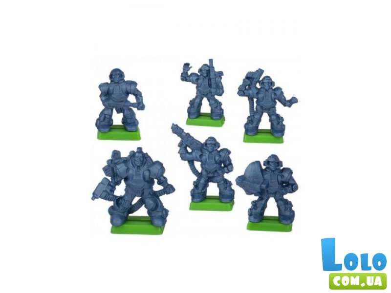Набор фигурок воинов "Тяжелая роботизированная кибер-пехота" Технолог цвет синий