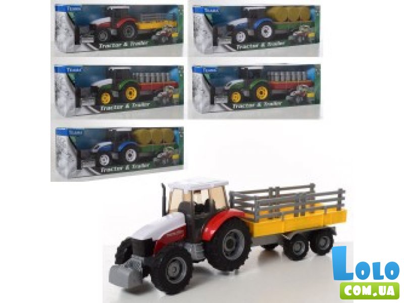 Трактор с прицепом "Teama Tractor & Trailer" (в ассортименте)