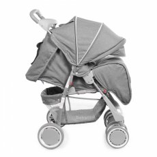 Прогулочная коляска Baby Care City BC-5201 Grey (серая), лен
