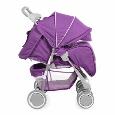 Прогулочная коляска Baby Care City BC-5201 Purple (фиолетовая), лен