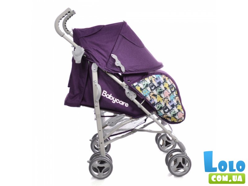 Прогулочная коляска Baby Care Rider BT-SB-0002 Purple (фиолетовая), лен