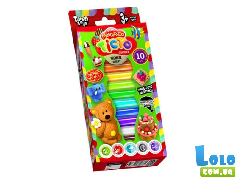 Тесто для лепки Master Do, Danko Toys, 10 цветов