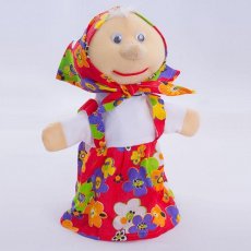 Кукла-рукавичка "Баба" для домашнего кукольного театра, Копиця