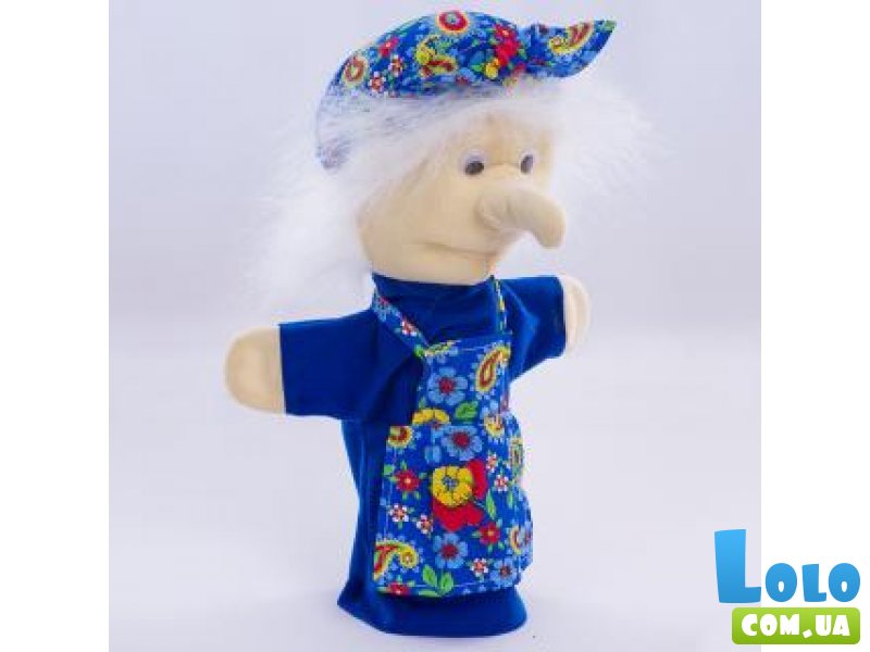 Кукла-рукавичка "Баба Яга" для домашнего кукольного театра, Копиця