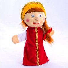 Кукла-рукавичка "Василиса" для домашнего кукольного театра, Копиця