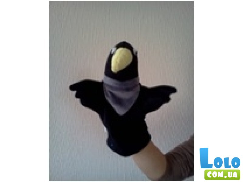 Кукла-рукавичка "Ворона" для домашнего кукольного театра, Копиця