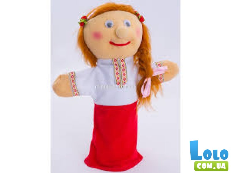 Кукла-рукавичка "Украинка" для домашнего кукольного театра, Копиця