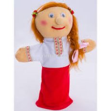 Кукла-рукавичка "Украинка" для домашнего кукольного театра, Копиця