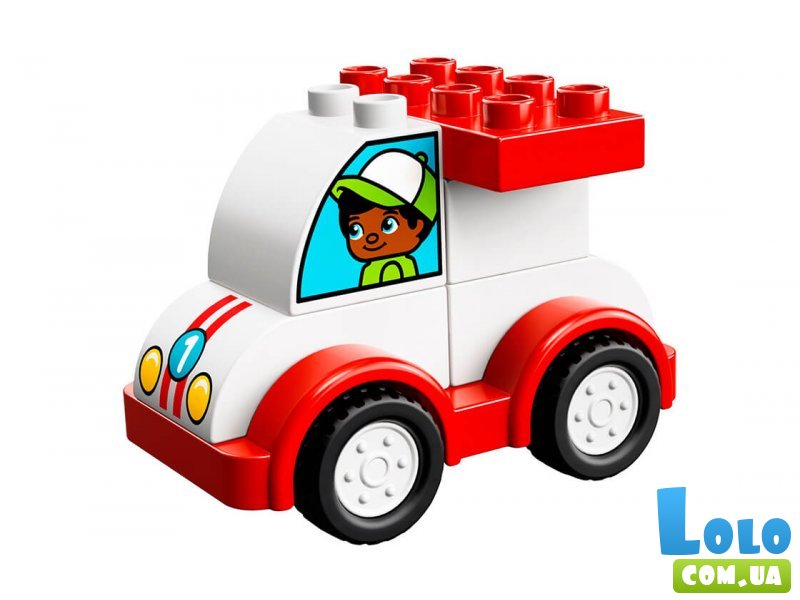 Конструктор Lego "Мой первый гоночный автомобиль", серия "Duplo" (10860), 6 эл.
