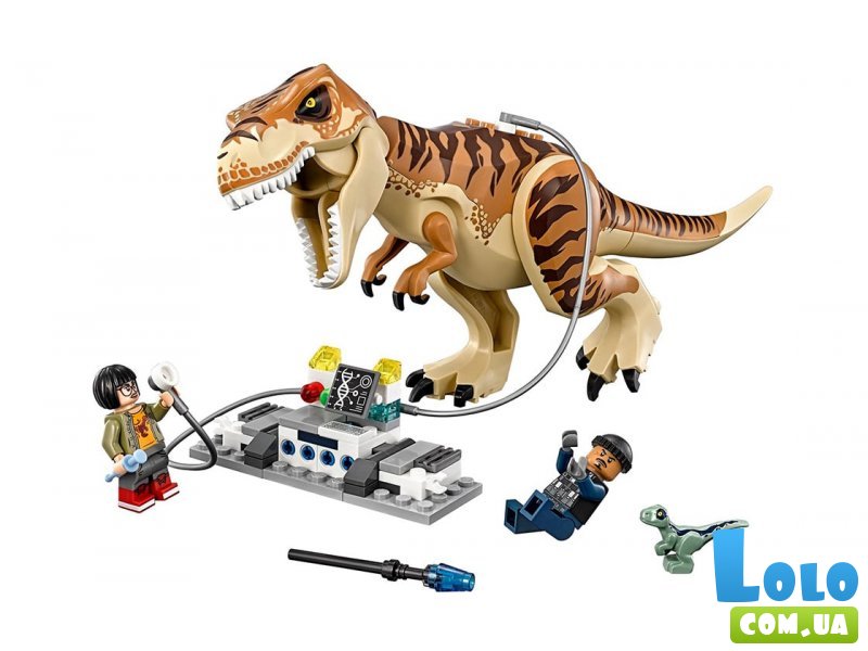 Конструктор Lego "Транспорт для перевозки Ти-Рекса", серия "Jurassic World" (75933), 609 эл.