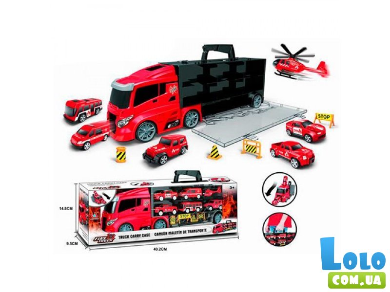 Игровой набор "Пожарный трейлер" (666-09K)