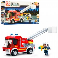 Конструктор Пожарная машина, серии Fire, Sluban (M38-B0632), 136 дет.