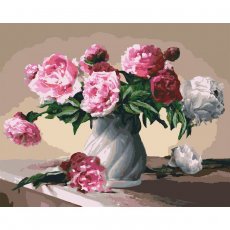 Картина по номерам Букеты: Цветы любви, Идейка (40х50 см)