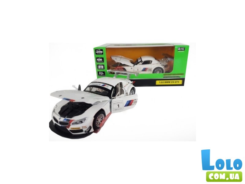 Машинка металлическая BMW Z4 GT3, Автопром