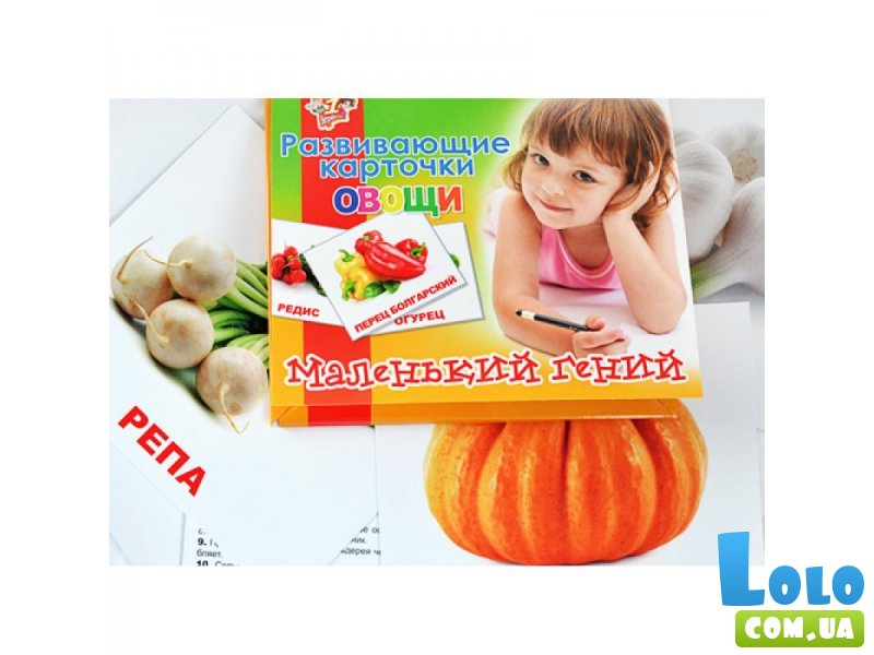 Набор детских карточек "Овощи" (951299), 15 эл.
