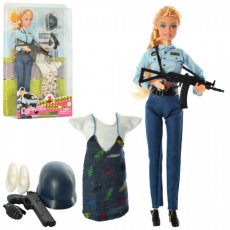 Кукла с нарядом Полиция, Defa (в ассортименте)