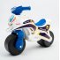 Мотоцикл - толокар с музыкальным рулем Полиция, Doloni Toys (белый)