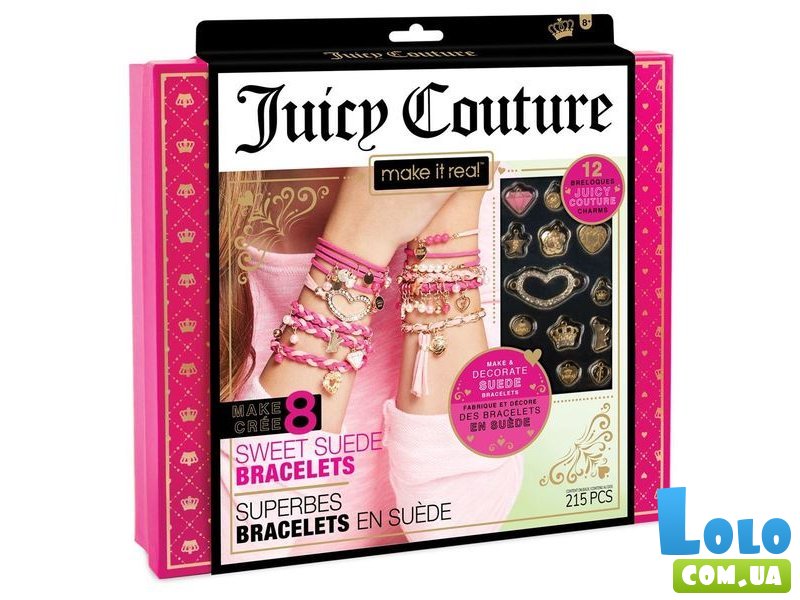 Набор для создания шарм-браслетов Make it Real Juicy Couture "Романтическое свидание" (MR4401)