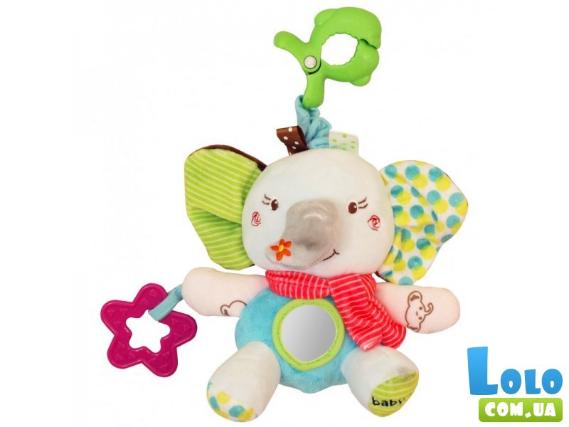 Подвесная игрушка Baby Mix "Слон с шарфом" (P/1174-EU00)
